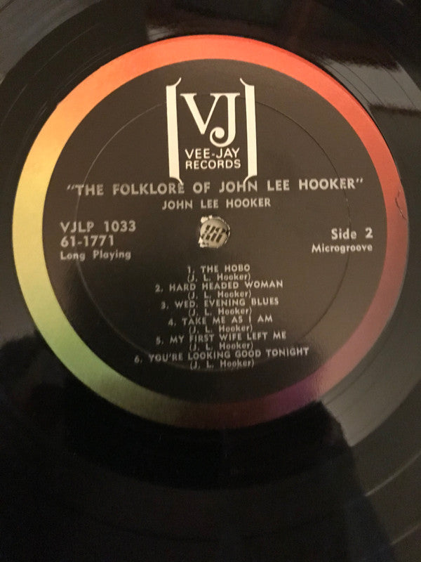 John Lee Hooker : The Folk Lore Of John Lee Hooker (LP, Album, Ste)