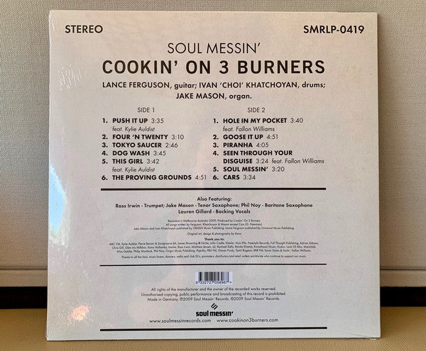 Cookin' On 3 Burners : Soul Messin' (LP, Album, RP, Cle)