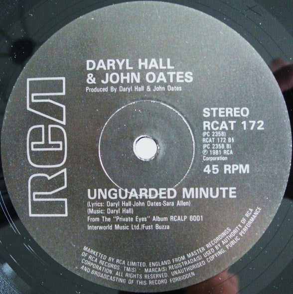 Daryl Hall & John Oates : I Can't Go For That (No Can Do) (12")