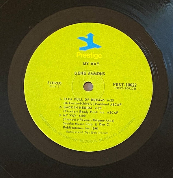 Gene Ammons : My Way (LP, Album, Roc)