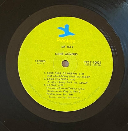 Gene Ammons : My Way (LP, Album, Roc)