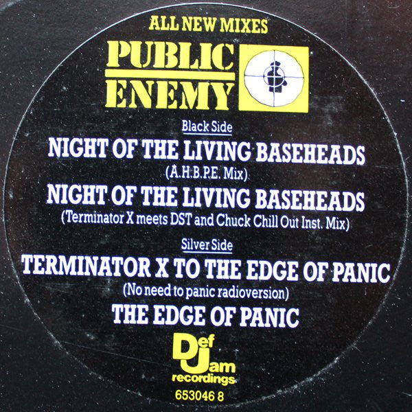 Public Enemy : Night Of The Living Baseheads (12", Single, Com)