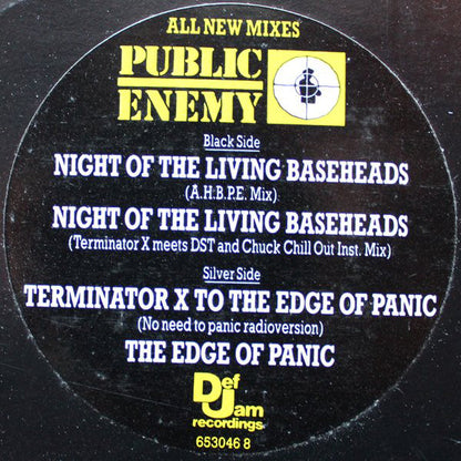 Public Enemy : Night Of The Living Baseheads (12", Single, Com)