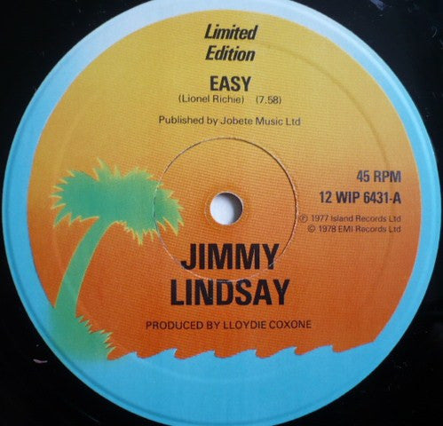 Jimmy Lindsay / Fabienne Miranda : Easy / Prophecy (12", Ltd)