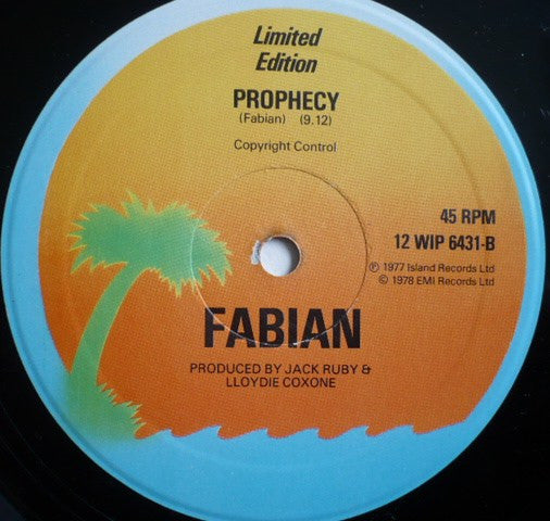 Jimmy Lindsay / Fabienne Miranda : Easy / Prophecy (12", Ltd)