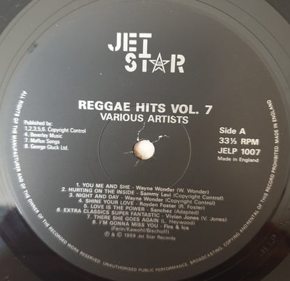 Various : Reggae Hits Vol. 7 (LP, Comp)