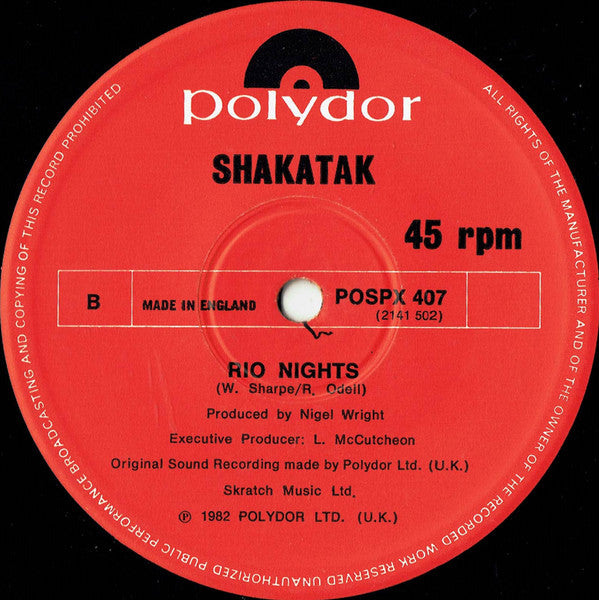 Shakatak : Night Birds (12", Single, Com)