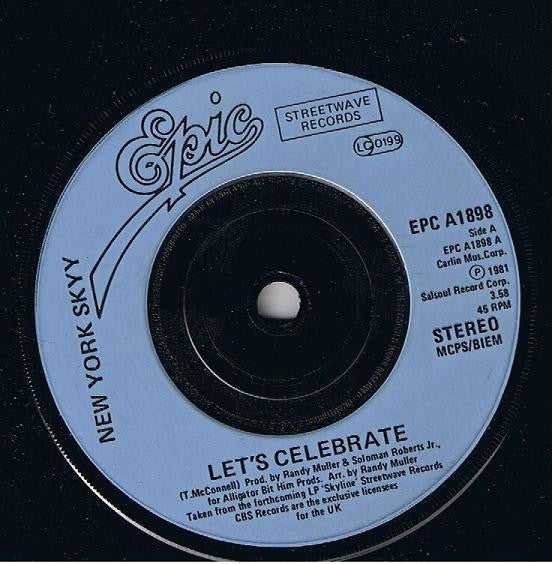 Skyy : Let's Celebrate (7")