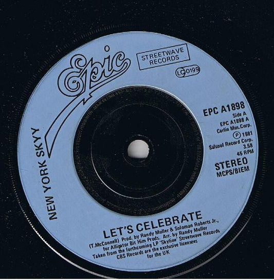 Skyy : Let's Celebrate (7")
