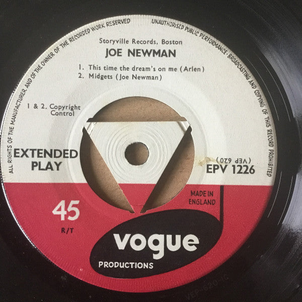 Joe Newman : I Feel Like A Newman (7", EP)