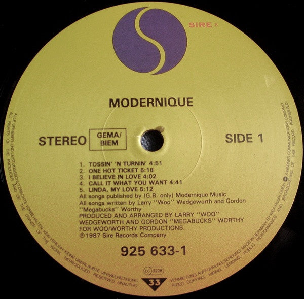 Modern-nique : Modernique (LP, Album)
