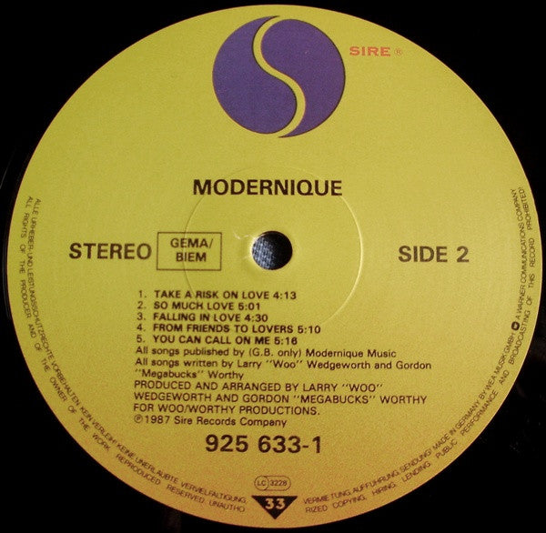 Modern-nique : Modernique (LP, Album)