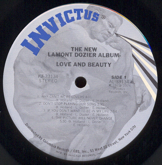 Lamont Dozier : The New Lamont Dozier Album - Love And Beauty (LP, Album)