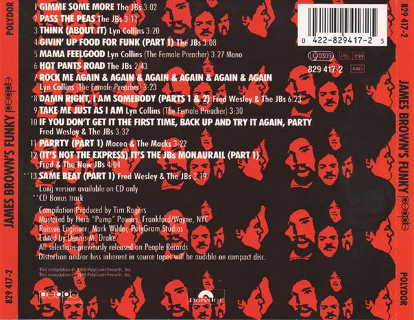 Various : James Brown's Funky People (CD, Comp)