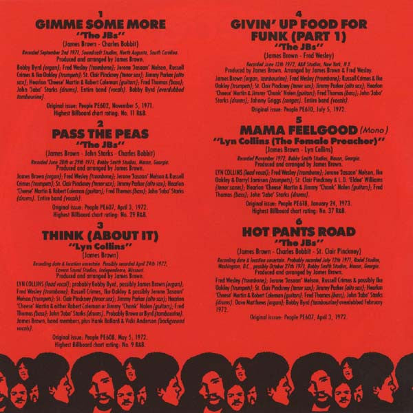 Various : James Brown's Funky People (CD, Comp)