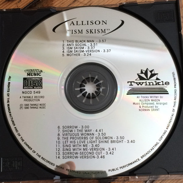 Allison (9) : Ism Skism (CD, Album)