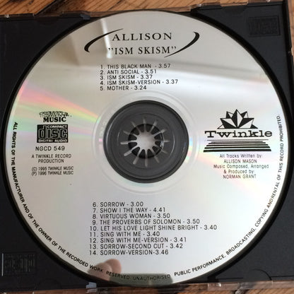 Allison (9) : Ism Skism (CD, Album)