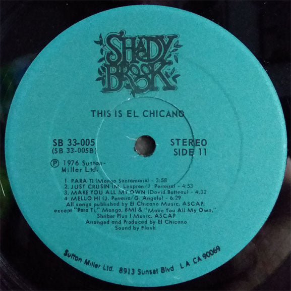 El Chicano : This Is El Chicano (LP, Album)