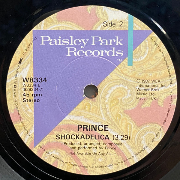 Prince : If I Was Your Girlfriend (7", Single, Ltd, Pos)
