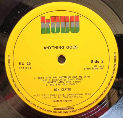 Ron Carter : Anything Goes (LP, Album)