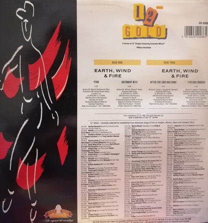 Earth, Wind & Fire : Star / Saturday Nite / After The Love Has Gone / I've Had Enough (12", RE, Bla)