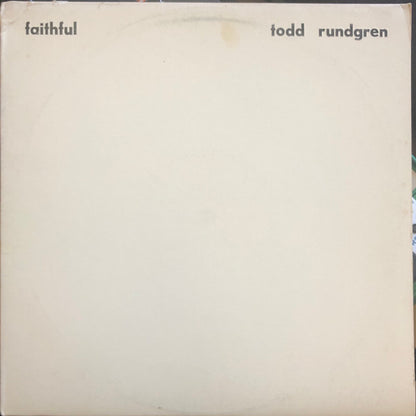 Todd Rundgren : Faithful (LP, Album, Tex)