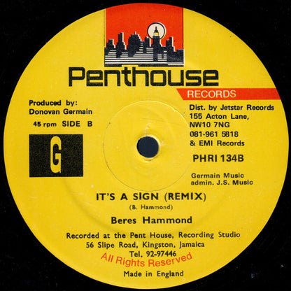 Beres Hammond : It's A Sign (12")