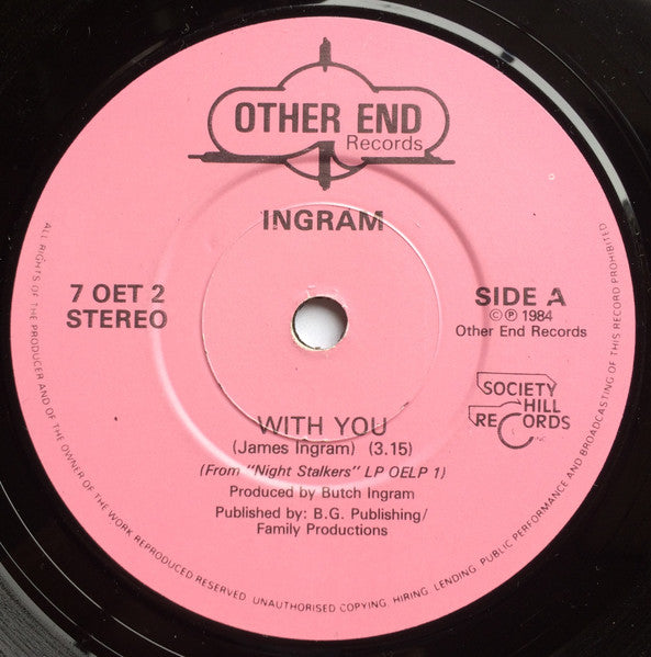 Ingram : With You / Hot Body (7", Single)
