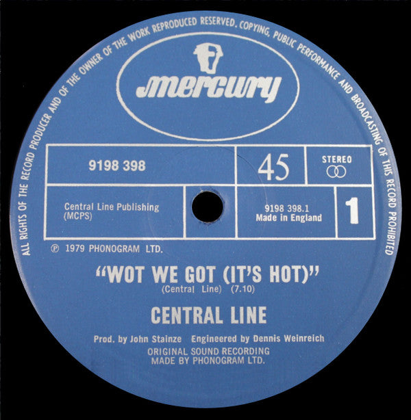 Central Line : Wot We Got (It's Hot) (12", Single, Ltd)