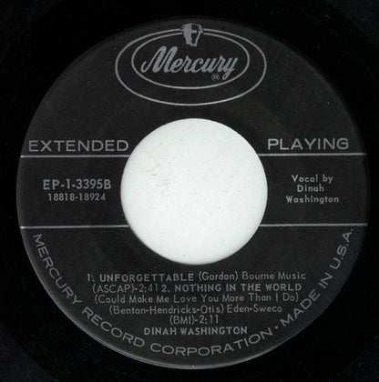 Dinah Washington : What A Difference A Day Makes (7", EP)