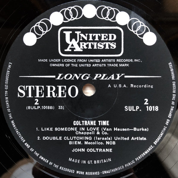 John Coltrane : Coltrane Time (LP, Album, RE)