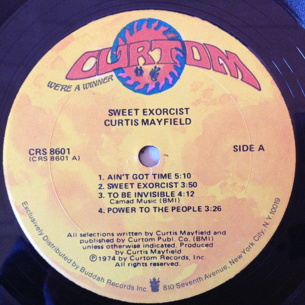 Curtis Mayfield : Sweet Exorcist (LP, Album, Gat)