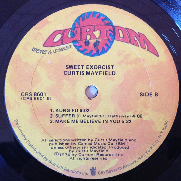 Curtis Mayfield : Sweet Exorcist (LP, Album, Gat)