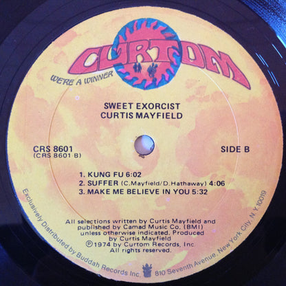 Curtis Mayfield : Sweet Exorcist (LP, Album, Gat)