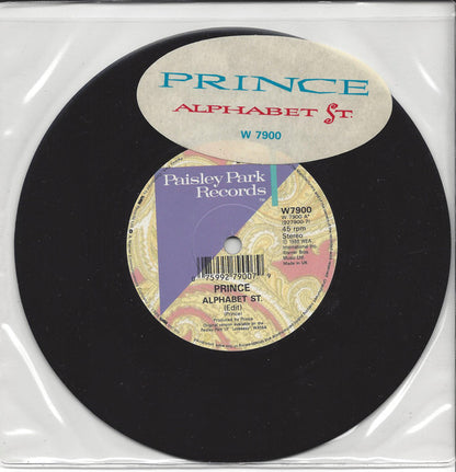 Prince : Alphabet St. (7", Single, Orl)