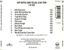 Gary Burton, Sonny Rollins, Clark Terry : 3 In Jazz (CD, RE)