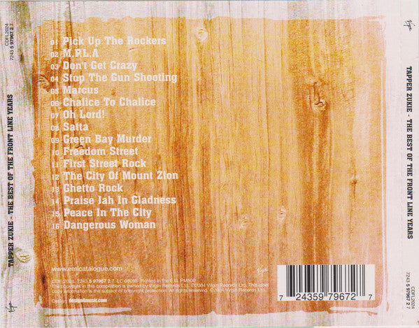 Tapper Zukie : Best Of The Front Line Years (CD, Comp)