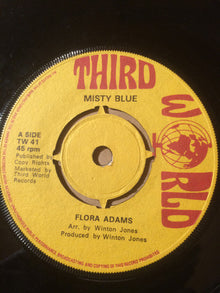 Flora Adams : Misty Blue (7", Pus)