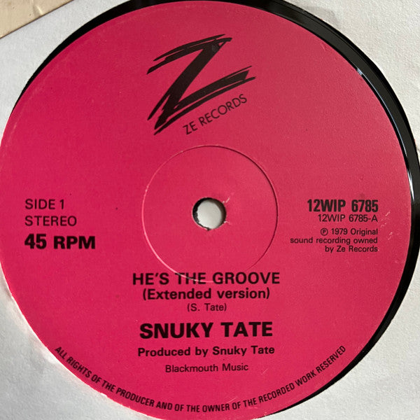 Snuky Tate : He's The Groove (12")