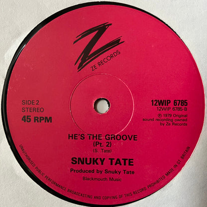 Snuky Tate : He's The Groove (12")