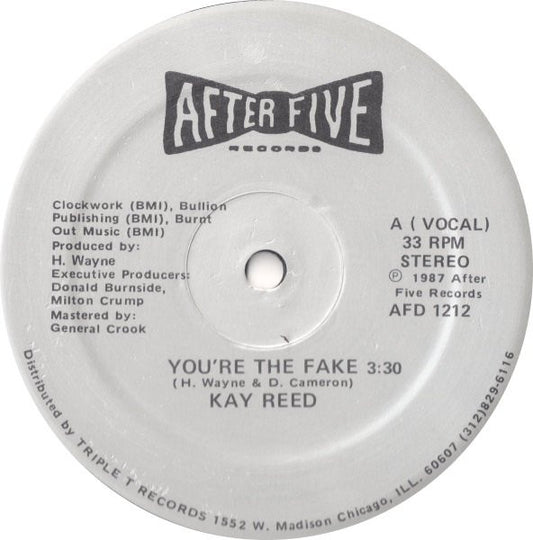 Kay Reed : You're The Fake (12")