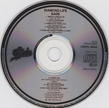 Sade : Diamond Life (CD, Album, RE)