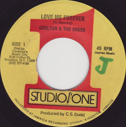 Carlton And The Shoes : Love Me Forever (7", Single)