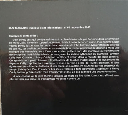 Miles Davis : Olympia 11 Octobre 1960 Part. 2 (CD, Album, RE, Dig)