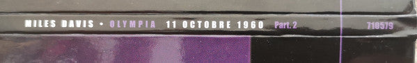 Miles Davis : Olympia 11 Octobre 1960 Part. 2 (CD, Album, RE, Dig)