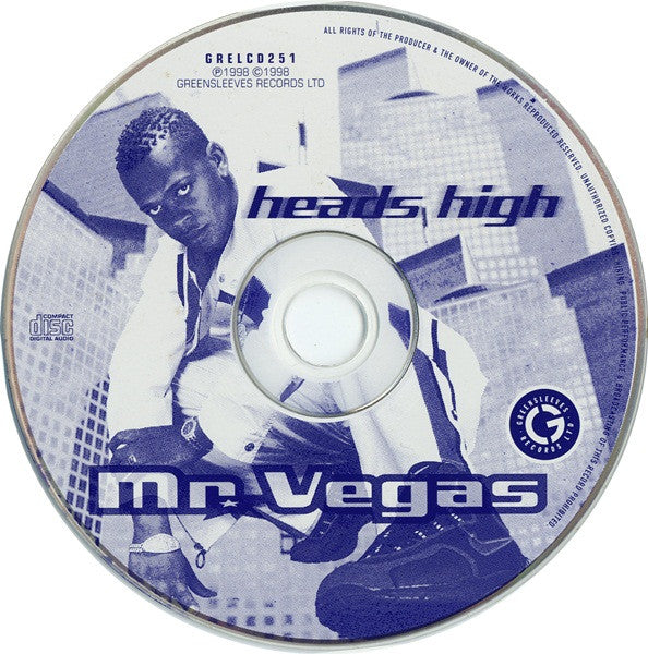 Mr. Vegas : Heads High (CD, Album)
