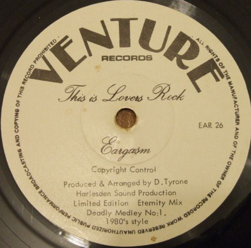 Eargasm : This Is Lovers Rock (12", Ltd)
