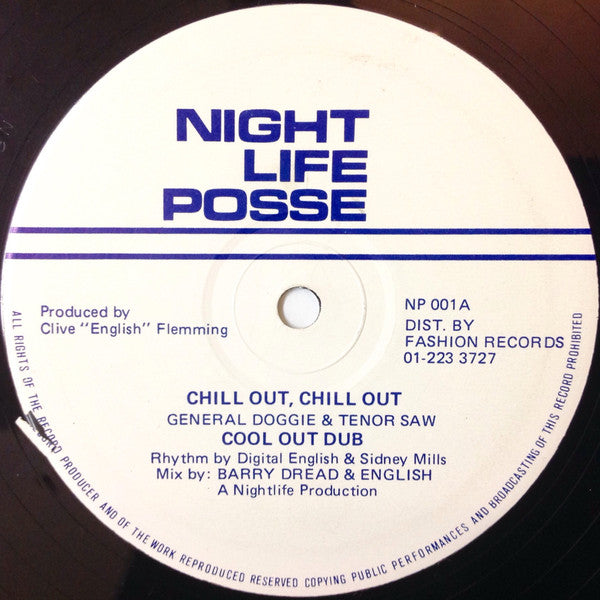 General Doggie & Tenor Saw : Chill Out, Chill Out (12")