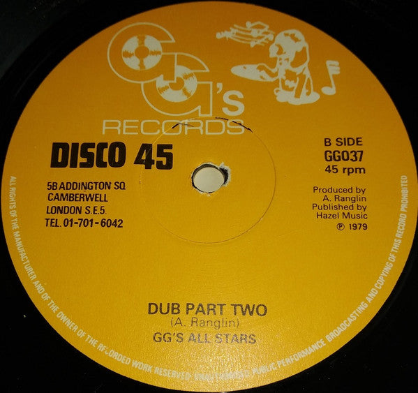 Gregory Isaacs & Trinity (4) : Chunnie You Are The Number One (12")