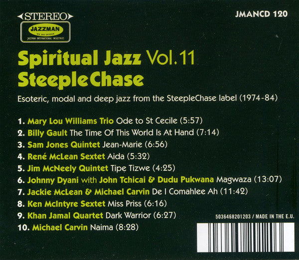 Various : Spiritual Jazz Vol.11 - SteepleChase (Esoteric, Modal And Deep Jazz From The SteepleChase Label 1974-84) (CD, Comp)